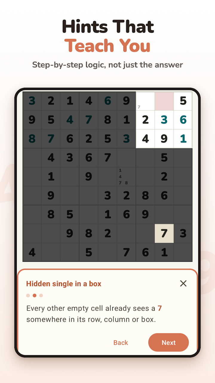 Sudoku screenshot