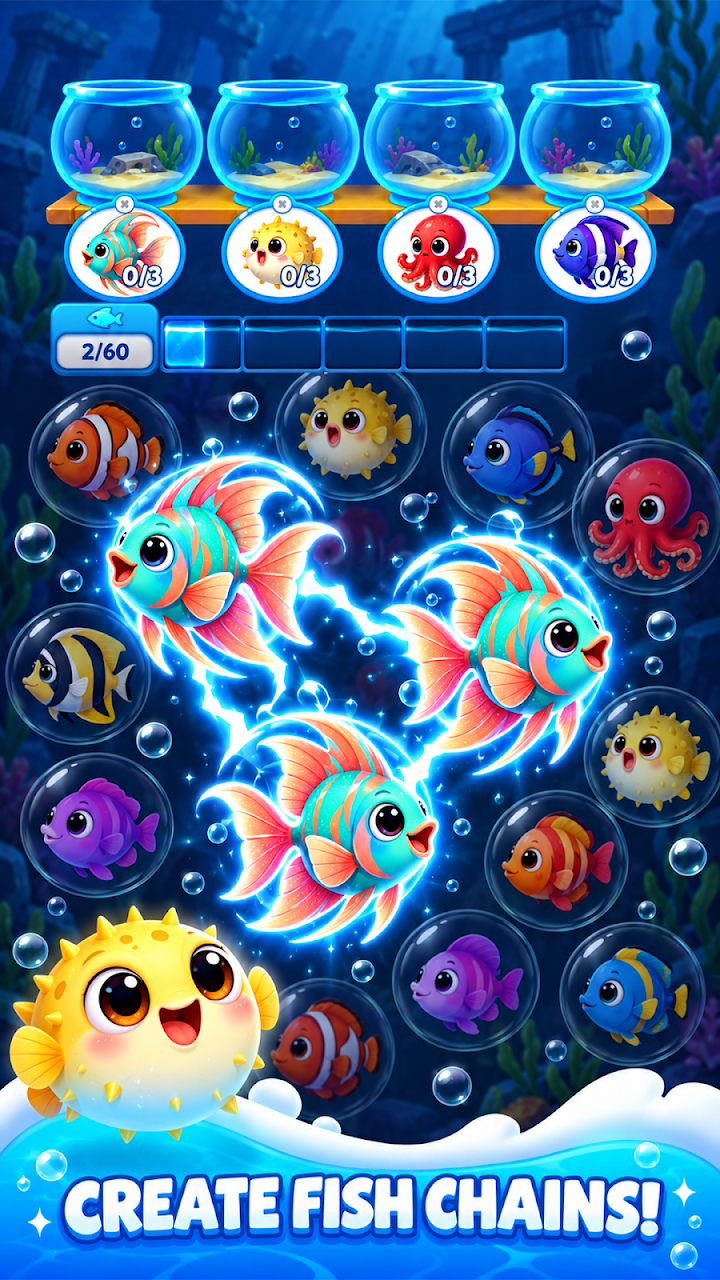 Fish Sort Puzzle: Sorting Game screenshot