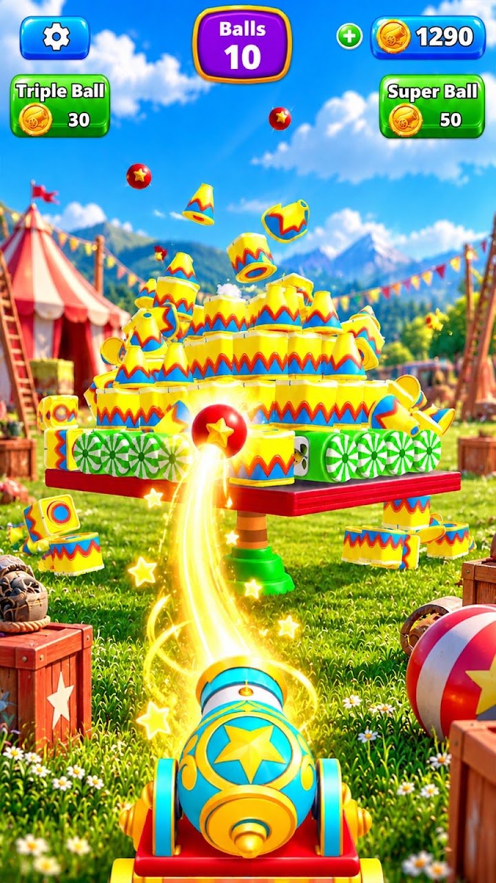 Bonkazoo: Cannonball Game screenshot