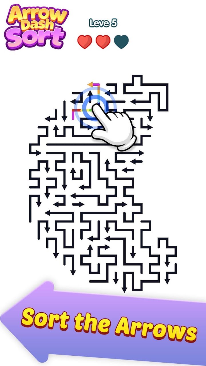 Arrow Dash Sort screenshot