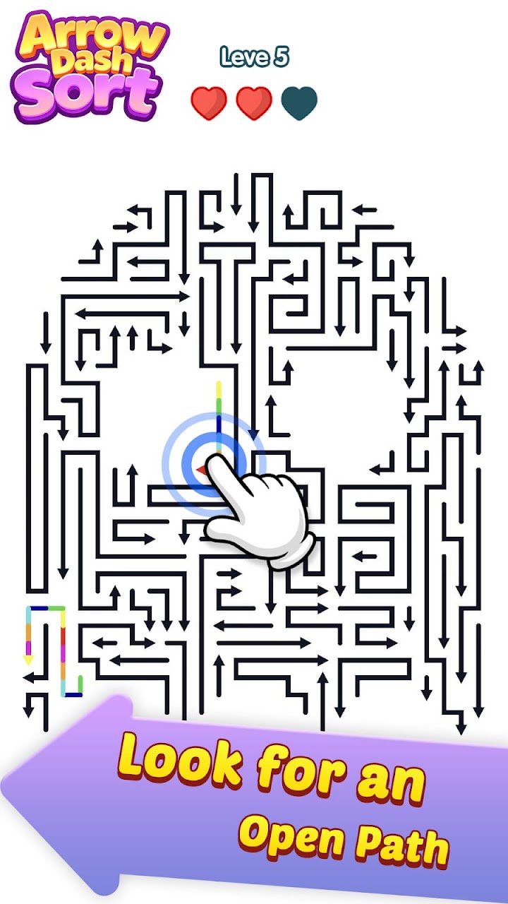 Arrow Dash Sort screenshot